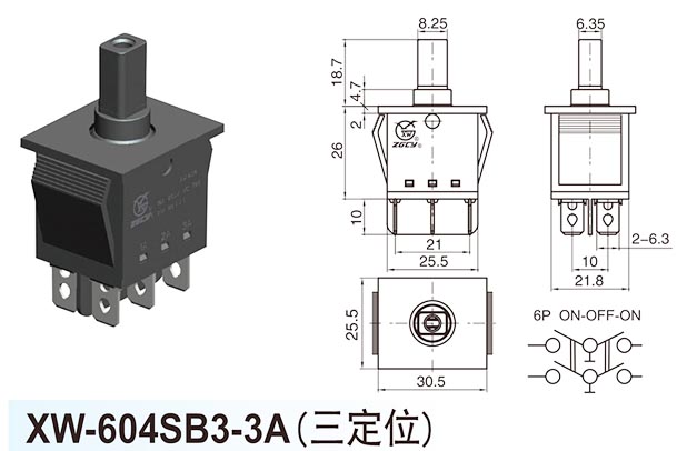 XW-604SB3-3A(3 Umístění)